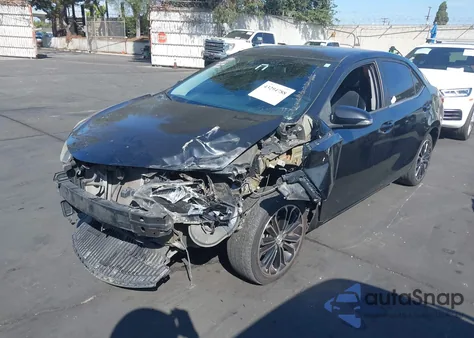 2016 Toyota Corolla S Plus из США, поврежденный, VIN 5YFBURHE5GP379269